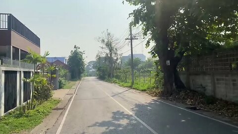 Taking a Bike Ride through Chiang Mai, Thailand #Thailand #ChangMai #Nature #BikeRide #POV
