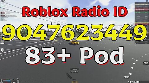 Pod Roblox Radio Codes/IDs