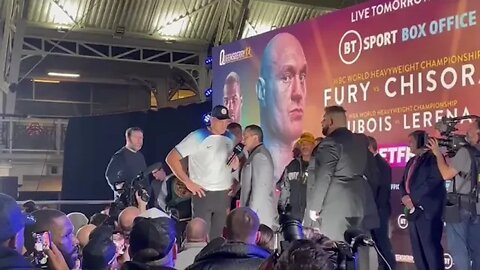 Tyson Fury Speaks On His Upcoming Fight with Derek Chisora At The Weigh In | Talkin Fight