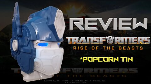 Transformers: Rise of the Beasts - Review! (of the Cinemax popcorn tin) Look! The Eyes Light Up