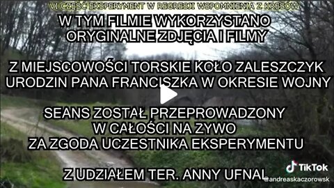 EKSPERYMENT W REGRESJI - ZOBACZ NA SWOJE ZYCIE JAKO NA CAŁOŚĆ ISTNIENIA TV INFO 2022/CZĘŚC VI/.