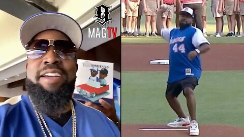 Outkast's "Big Boi" Struggles Throwing Out 1st Pitch Before Atlanta Braves Game! ⚾️