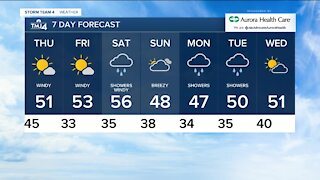 Sunshine returns on Monday with temps below 50
