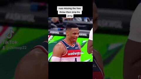 #russell #westbrook #missing #the #free#throw#and#strip #off#his#jersey #nba#basketball #league#2023