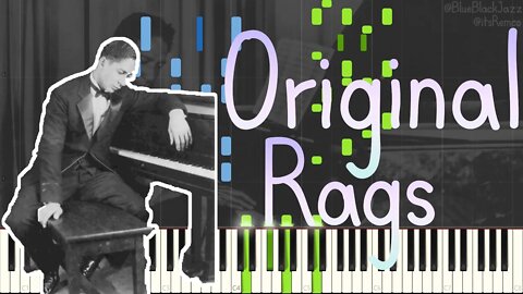 Jelly Roll Morton Plays Scott Joplin - Original Rags 1939 (Ragtime / Classic Jazz Piano Synthesia)