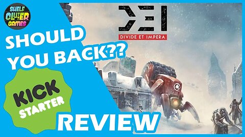 🌟️ D.E.I. - Divide Et Impera Kickstarter Board Game Review | Should You Back??