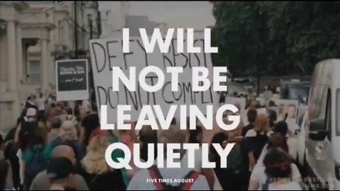 "I Will Not Be Leaving Quietly" by Five Times August (Music & Lyric Video) 2021