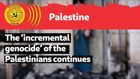 The ‘incremental genocide’ of the Palestinians continues