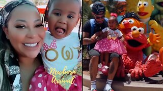 Devon Waller & Hazel E Take Daughter Ava To Sesame Place For Her 2nd B-Day! 🎡