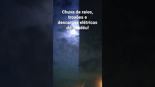 chuva de raios, trovões e descargas elétricas do Tendéu! #tendeuecoisarada