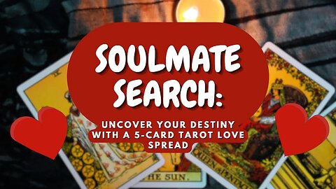 SOULMATE SEARCH: Uncover Your Destiny with a 5-Card Tarot Love Spread #tarot #shorts