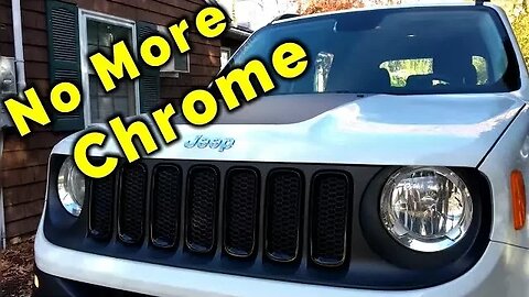 Blacking out My Jeep Renegade Grill Trim Rings