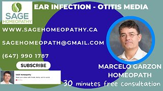 Ear infection - Otitis Media. Homeopathic treatment