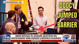 Peter Doocy had to Climb over a Barrier to ask Biden his Question yesterday!