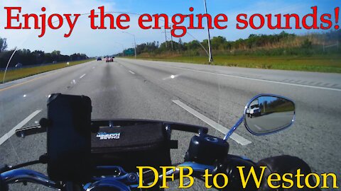 Enjoy the engine sounds. Deerfield Beach to Weston 12/6/2020