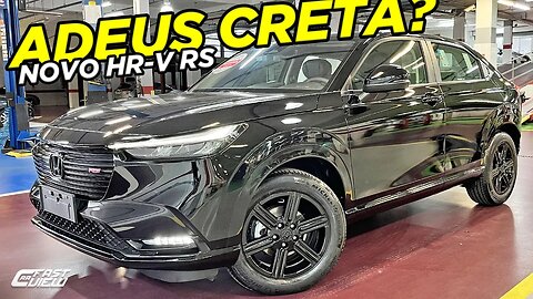 NOVO HONDA HR-V RS 2024 +BARATO QUE CRETA N-LINE É MELHOR OPÇÃO SEM TETO SOLAR E MOTOR ASPIRADO?