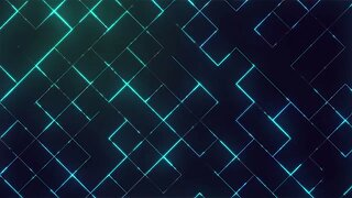 Blue Neon Square Background Backdrop Motion Graphics 4K Copyright Free