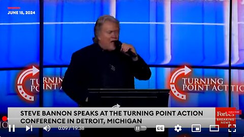 BREAKING NEWS Steve Bannon Speaks To Turning Point With Just Days Until He Must Report To Prison