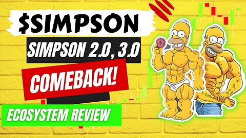 Revisiting Homer SIMPSON coin. Can Simpson 2.0 crypto 100X? Ecosystem Review