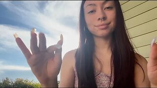 Lofi ASMR Outside (Hand Movements, Mouth Sounds, Kisses, + More)