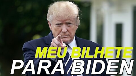 Trump revela conteúdo de bilhete para Biden; pacotes socialistas democratas agravam crise migratória