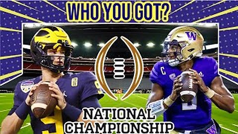 Michigan Wolverines vs Washington Huskies | National Championship Game | 2023 CFP Play by Play