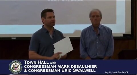 Eric Swalwell Gets HECKLED At Townhall