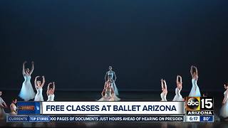 Free classes at Ballet Arizona