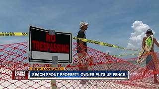 Fences on beaches cause uproar and confusion about new Florida law