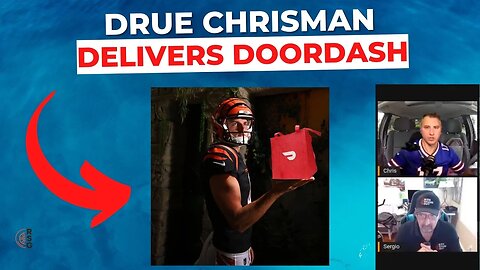 Drue Chrisman Delivering DoorDash During NFL Offseason