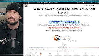 538 Predicting BIDEN WILL WIN, AI Predicts Based On Immigration Biden Will Win UNLESS GOP TURNS OUT