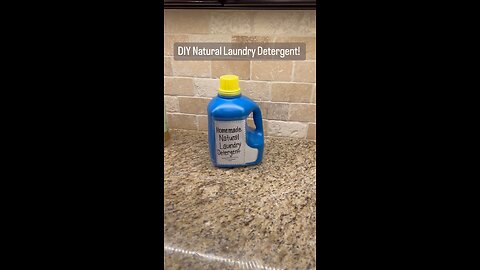 DIY Natural Laundry Detergent: CHEAP, 4 INGREDIENTS, IT WORKS!