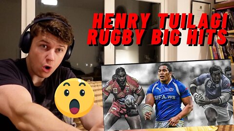The GENETIC BEAST That Would Absolutely KILL PEOPLE | Henry Tuilagi Rugby BIG HITS((IRISH REACTS))