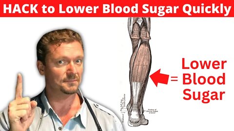 Hack to Lower BLOOD SUGAR [Even while Sitting] 2022 - Soleus Pushup