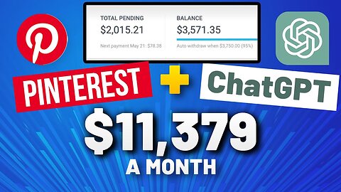 Pinterest Affiliate Marketing ChatGPT 11,379 a Month Even as a Beginner
