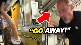 Entitled Girls Open A Mans Food Truck After He Closed And Get Rightfully Put In Their Place