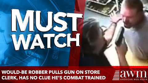 Would-Be Robber Pulls Gun On Store Clerk, Has No Clue He’s A Combat Trained Veteran