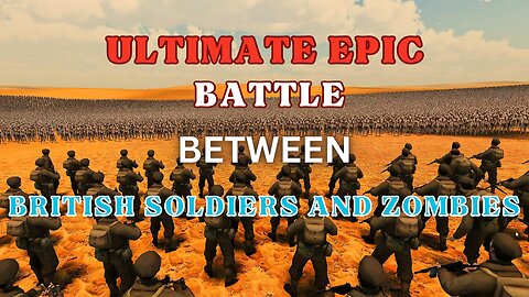 Battle Between 10K Soldiers and 1M Zombies | Ultimate Epic Battle Simulator 2 | "4K" | 60 FPS | PC