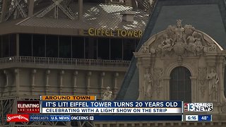 Eiffel Tower at the Paris Las Vegas gets new lights