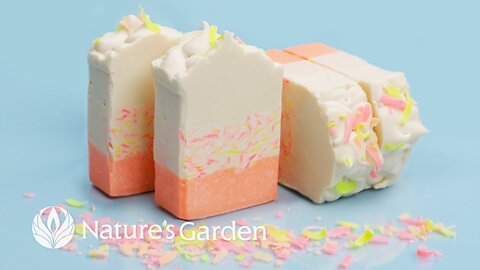 Whip Up Confetti Soap with Natures Garden's A Thousand Dreams Fragrance Oil