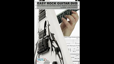 EASY ROCK GUITAR part 15 Main Riff, Verse, Chorus Int to Advanced Practice Tempo