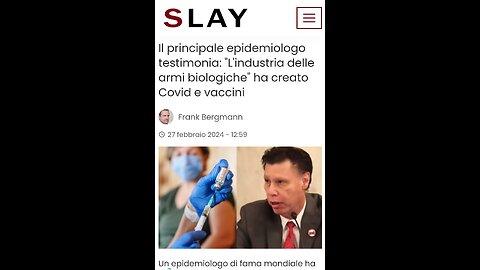 PUNTURINA ASSASSINA - IL DR HARVEY RISCH, PROFESSORE DI EPIDEMIOLOGIA YALE UNIVERSITY (EPIDEMIOLOGO): "L’industria delle armi biologiche ha creato il Covid e i vaccini" [nella sezione descrizione troverai numerosi link delle fonti: video, arti