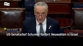 US-Senatschef Schumer fordert Neuwahlen in Israel