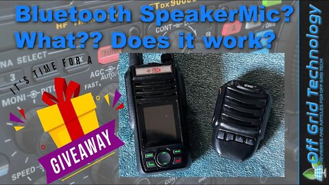 GMRS-Pro Bluetooth Speaker Mic???? | GIVEAWAY | Offgrid Technology