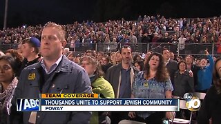 Thousands attend vigil for Chabad of Poway victims