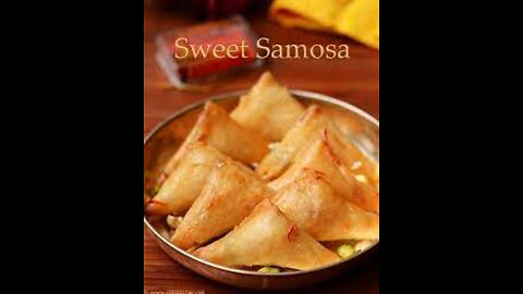 Unique Samosa Recipe 😋🤤 Special Sweet Samosa Recipe I kids special Mitha Samosa Lunch Box Ideas