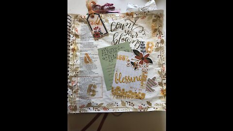 Let's Bible Journal Isaiah 63:7 - Count Your Blessings (from Lovely Lavender Wishes)