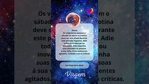 Virgem - Signo em #alerta! Confira aqui como será seu dia! #100 #shorts