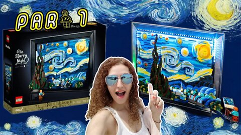 Building LEGO Ideas Vincent Van Gogh - The Starry Night - Part 1