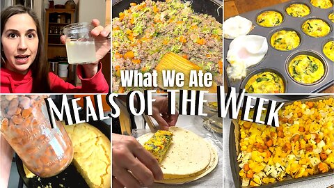 EASY WEEKLY MEAL PREP MADE FROM SCRATCH RECIPES LARGE FAMILY MEALS WHATS FOR DINNER PANTRY MEALS